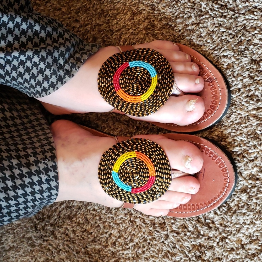 Maasai sandals size 11 or 41